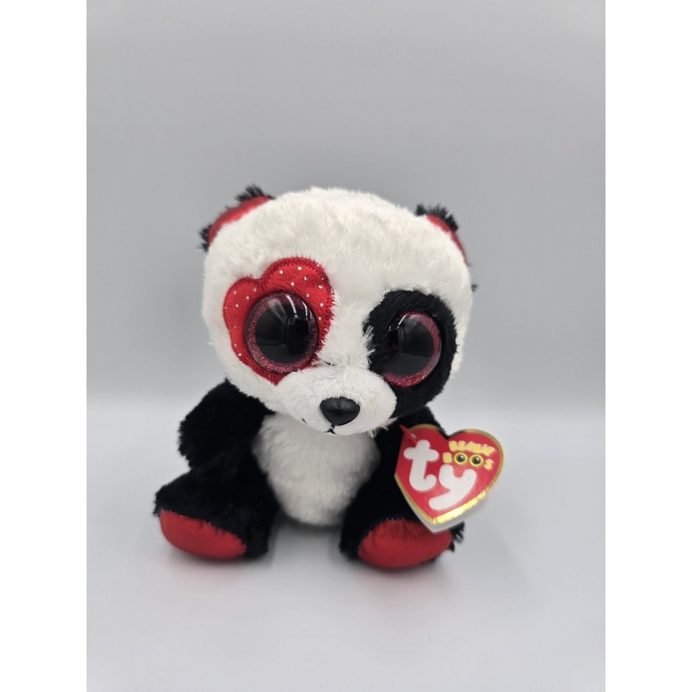 Ty Beanie Boos Valentina Valentine Panda Bear Walgreens Exclusive 2017 6 inch